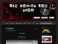 Tablet Screenshot of cousinjoeshow.com